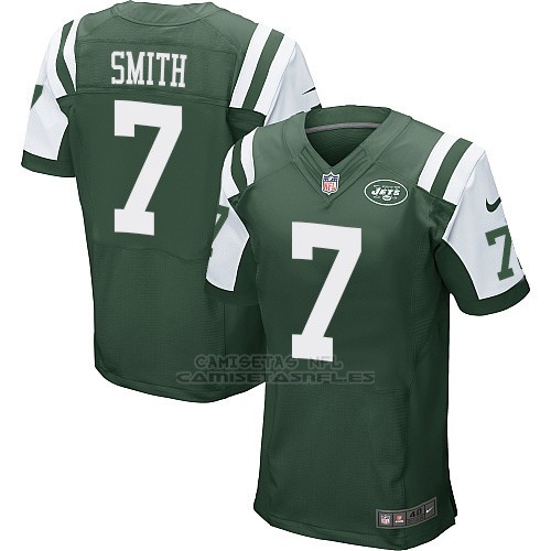 Camiseta New York Jets Smith Verde Nike Elite NFL Hombre